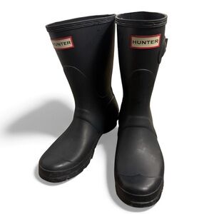 Hunter Boots Dark Blue/Navy Youth Big Kids Sz 7